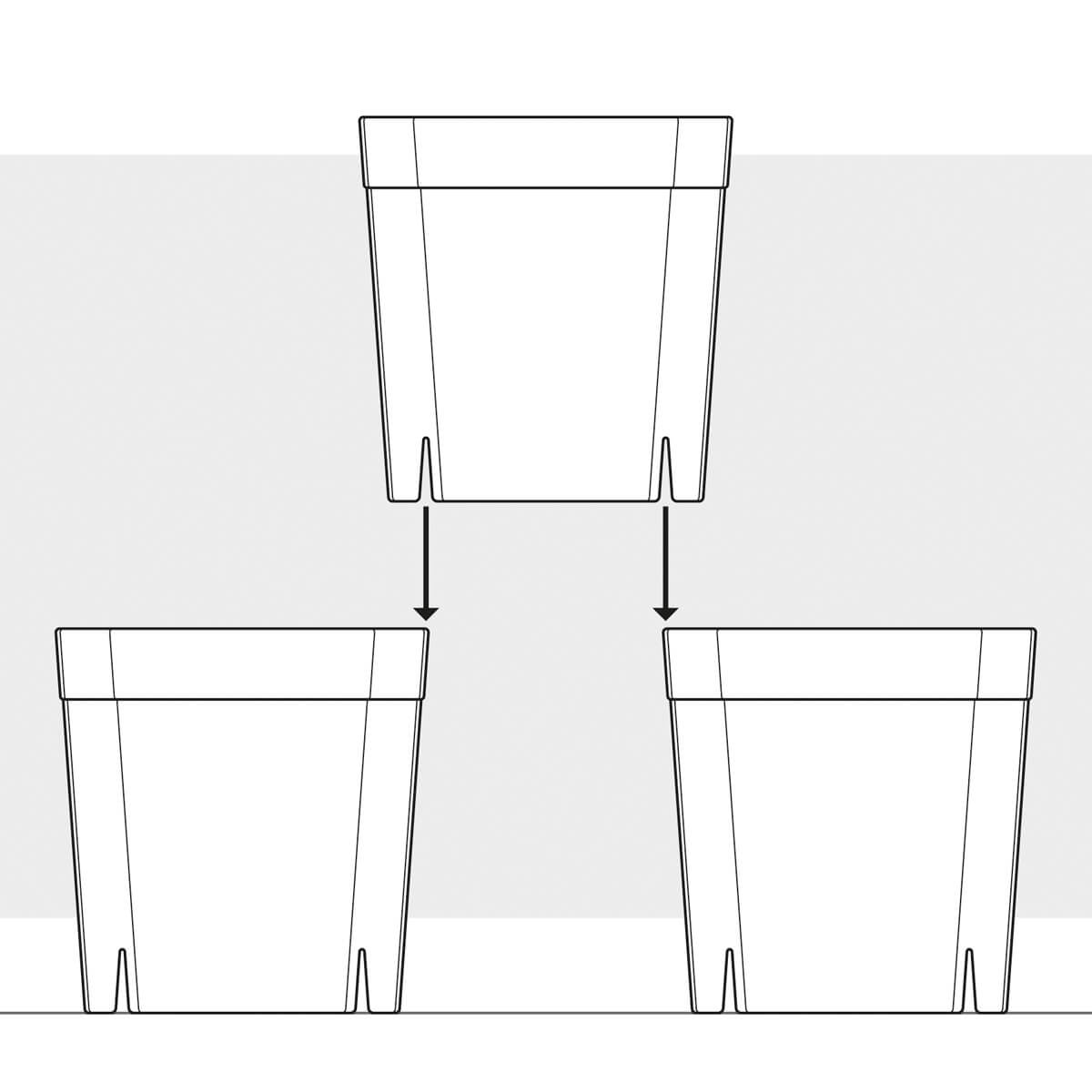 FlexiFlora – Modulares Pflanzsystem | 16er Set