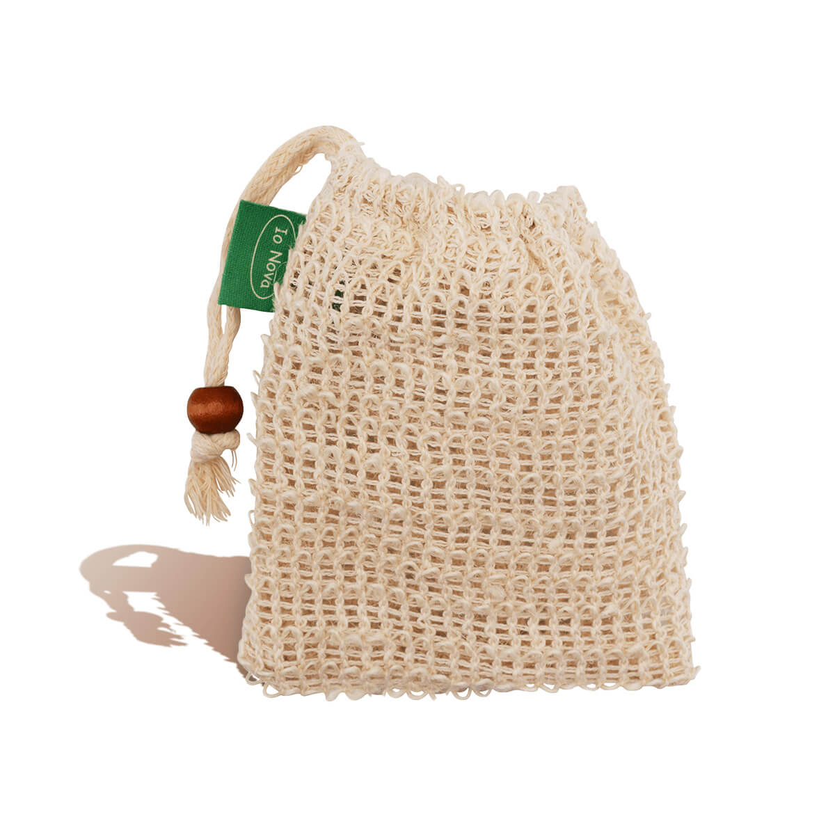 Sisal-Seifensäckchen mit Kordelzug – plastikfreie, natürliche Alternative für die sanfte Körperpflege und Seifenreste-Verwertung.