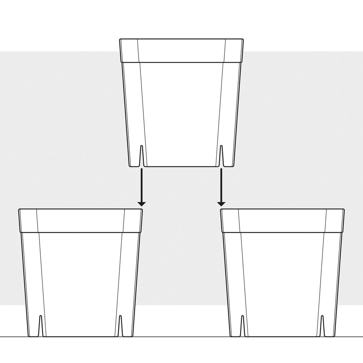 FlexiFlora – Modulares Pflanzsystem | 1er Set