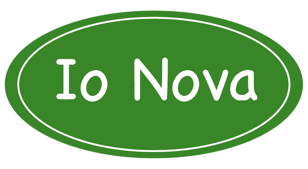 Io Nova Logo grün weiss